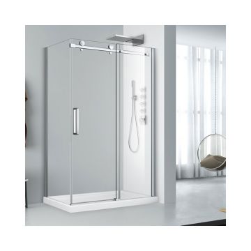 Cabina de dus dreptunghiulara cu usa glisanta Mediterraneo Paloma 100x80