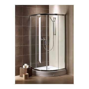 Cabina dus semirotunda Radaway Premium Plus A 1900, 80x80cm