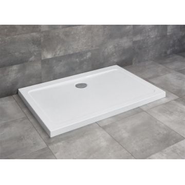 Cadita dus dreptunghiulara Radaway Doros D 100x80x5 cm acrilica