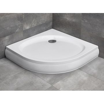 Cadita dus semirotunda Radaway Patmos A, 800x800 mm, panou inclus