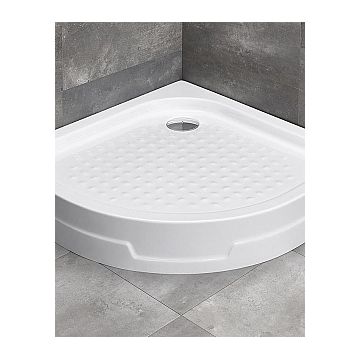 Cadita dus semirotunda Radaway Rodos A Compact 80x80 cm autoportanta