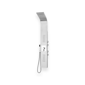 Panel dus cu hidromasaj Mediterraneo Toro inox periat 160x21 Panel dus cu hidromasaj Mediterraneo Toro inox periat 160x21