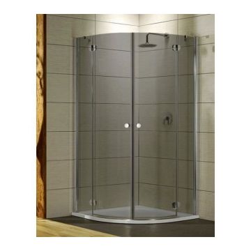 Cabina de dus semirotunda cu usi batante, Radaway Torrenta PDD, grafit 100x100x185 cm Cabina de dus semirotunda cu usi batante, Radaway Torrenta PDD, grafit 100x100x185 cm