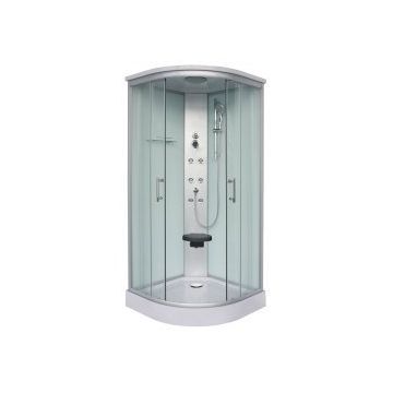 Cabina dus cu hidromasaj Sanotechnik QuickLine Rumba 90x90xH215 cm la reducere