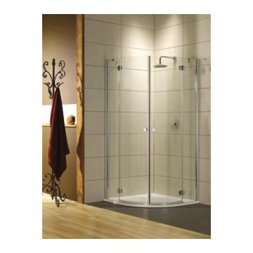 Cabina dus semirotunda Radaway Torrenta PDD 100x80xH195 cm ieftina