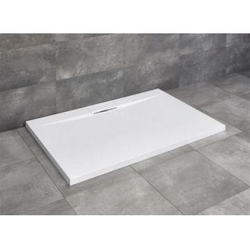 Cadita dus dreptunghiulara Radaway Giaros D 100 x 80 x H4 cm, alb