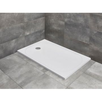 Cadita dus dreptunghiulara Radaway Zantos F 120x90x3,2 cm, marmura