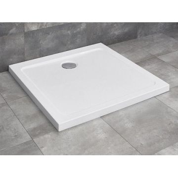 Cadita dus patrata Radaway Doros C, 80X80X4,5 cm