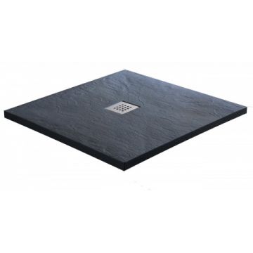 Cadita dus Sanotechnik Kreta 90x90x3 cm antracit