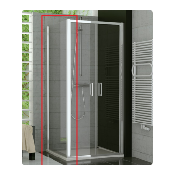 Perete lateral cabina dus SanSwiss Top-Line TOPF 100xH190