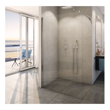 PROMO Cabina dus Walk-in SanSwiss Easy STR4P6 100xH200 cm ieftina