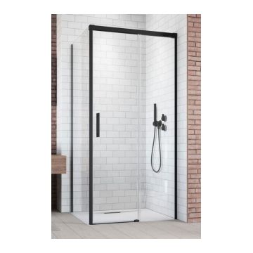 Usa cabina de dus Radaway Idea Black KDJ dreapta 100 x H200.5 cm profil negru mat ieftina