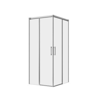 Cabina de dus Radaway Idea KDD 80x80cm usi culisante profil crom sticla 6mm tratata anticalcar la reducere