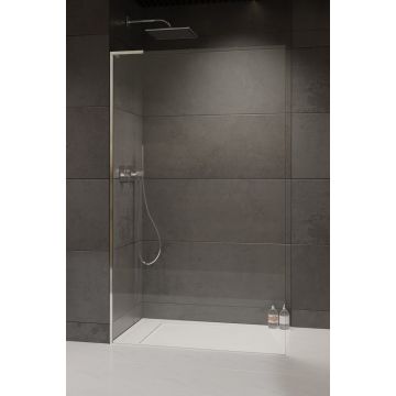 Cabina de dus tip Walk-in Radaway MODO SL II 105 cm orientare stanga profil crom lucios