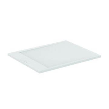 Cadita de dus dreptunghiulara Ideal Standard i.life Ultra Flat S alb pur 100x80 cm