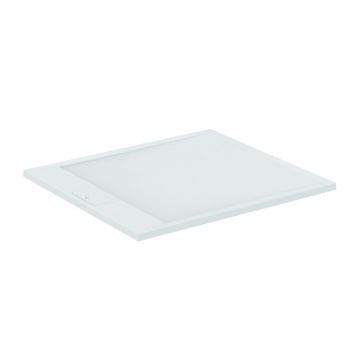 Cadita de dus dreptunghiulara Ideal Standard i.life Ultra Flat S alb pur 100x90 cm