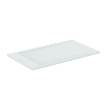 Cadita de dus dreptunghiulara Ideal Standard i.life Ultra Flat S alb pur 120x70 cm