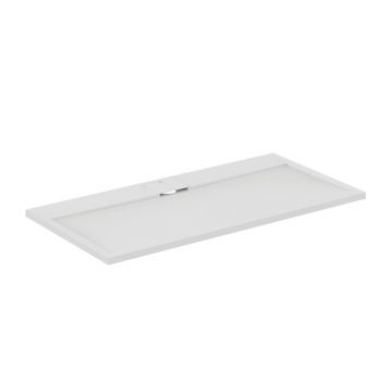 Cadita de dus dreptunghiulara Ideal Standard i.life Ultra Flat S alb pur 140x70 cm