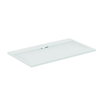 Cadita de dus dreptunghiulara Ideal Standard i.life Ultra Flat S alb pur 140x80 cm