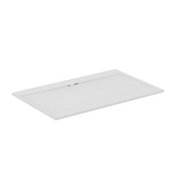 Cadita de dus dreptunghiulara Ideal Standard i.life Ultra Flat S alb pur 160x100 cm