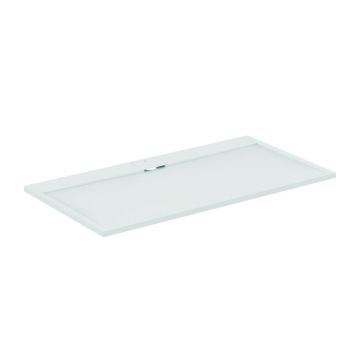 Cadita de dus dreptunghiulara Ideal Standard i.life Ultra Flat S alb pur 170x80 cm