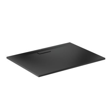 Cadita de dus dreptunghiulara Ideal Standard Ultra Flat New negru mat 120x90 cm