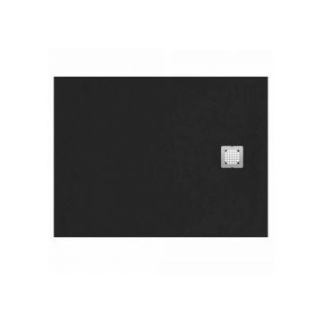 Cadita de dus dreptunghiulara Ideal Standard Ultra Flat S 100x70 cm negru intens