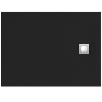 Cadita de dus dreptunghiulara Ideal Standard Ultra Flat S 120x70 cm negru intens