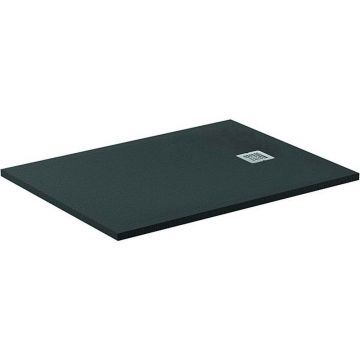 Cadita de dus dreptunghiulara Ideal Standard Ultra Flat S 120x80 cm negru intens