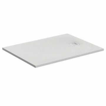 Cadita de dus dreptunghiulara Ideal Standard Ultra Flat S 140x70 cm gri asfaltic