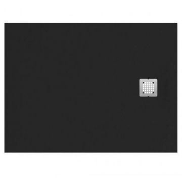 Cadita de dus dreptunghiulara Ideal Standard Ultra Flat S 140x70 cm negru intens