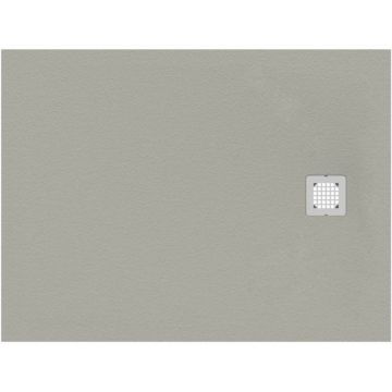 Cadita de dus dreptunghiulara Ideal Standard Ultra Flat S 140x90 cm gri asfaltic