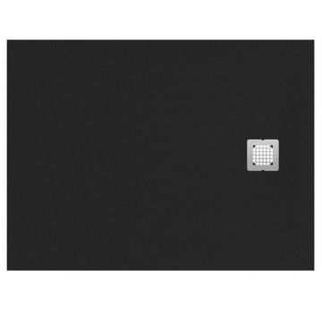 Cadita de dus dreptunghiulara Ideal Standard Ultra Flat S 140x90 cm negru intens