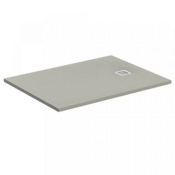 Cadita de dus dreptunghiulara Ideal Standard Ultra Flat S 160x100 cm gri asfaltic