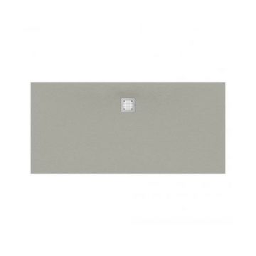 Cadita de dus dreptunghiulara Ideal Standard Ultra Flat S 180x90 cm gri asfaltic