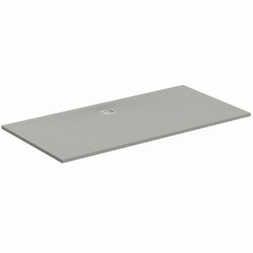 Cadita de dus dreptunghiulara Ideal Standard Ultra Flat S 200x100 cm gri asfaltic