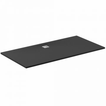 Cadita de dus dreptunghiulara Ideal Standard Ultra Flat S 200x100 cm negru intens