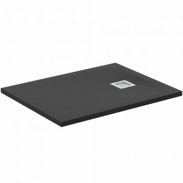 Cadita de dus dreptunghiulara Ideal Standard Ultra Flat S 90x70 cm negru intens