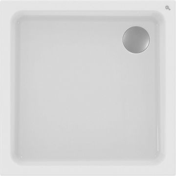 Cadita de dus patrata Ideal Standard Hotline New 80x80 cm
