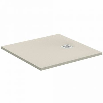 Cadita de dus patrata Ideal Standard Ultra Flat S 80x80 cm nisipiu
