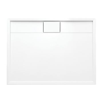 Cadita dus dreptunghiulara Omnires Brooklyn alb 80x100 cm