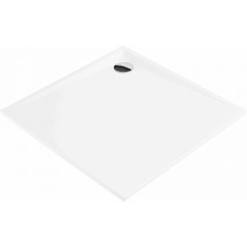 Cadita dus patrata Deante Kerria Plus alb 80 cm