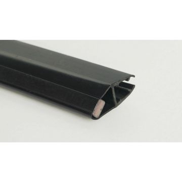 Garnitura magnetica pentru cabine de dus Deante Kerria Plus 196 cm negru