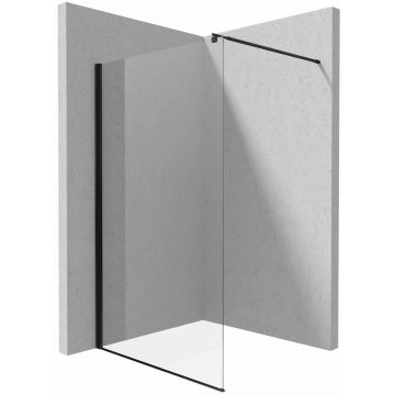 Paravan de dus Deante Kerria Plus negru mat 120x200 cm