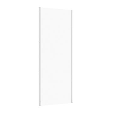 Perete lateral fix Cersanit Larga 80 cm sticla 6 mm crom