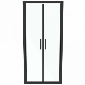 Usa batanta cu segment fix 90 cm negru mat Ideal standard Connect 2