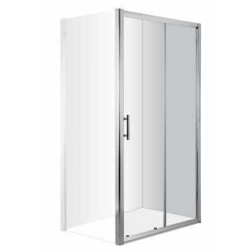 Usa de dus glisanta Deante Cynia 120 cm sticla 6 mm crom