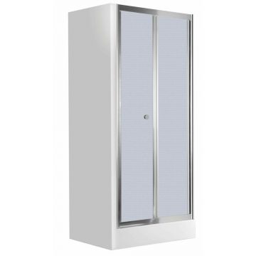 Usa de dus pliabila Deante Flex 80 cm cu sticla 5 mm crom