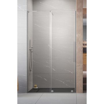 Usa de nisa culisanta Radaway Furo SL DWJ 100cm deschidere stanga nickel periat