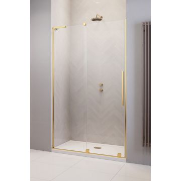 Usa de nisa culisanta Radaway Furo SL DWJ Gold 110cm deschidere stanga auriu lucios